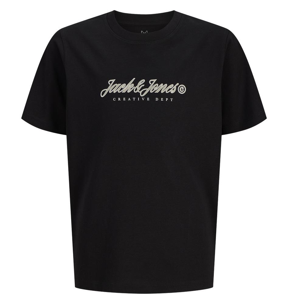 Camiseta negra para niño Jack & Jones Montauk Tipo Front barato