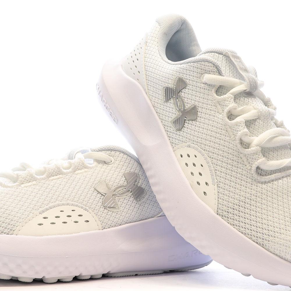 Chaussures de Running Blanc Femme Under Armour Charged Surge 4 vue 7