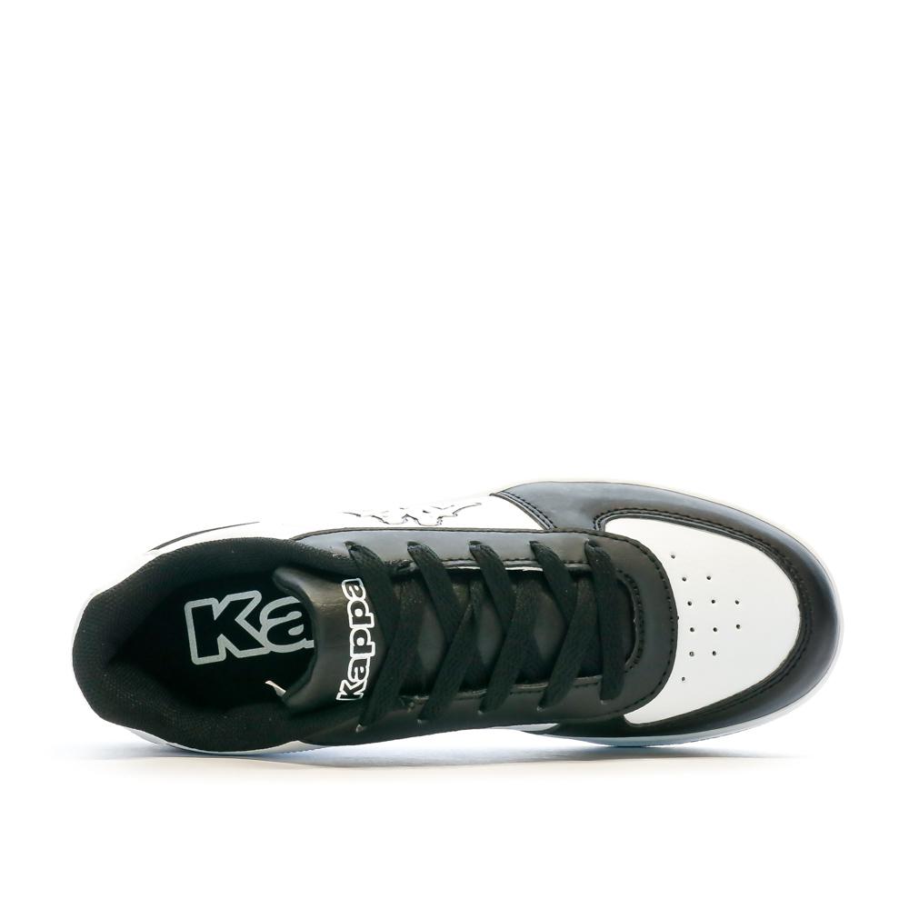 Baskets Noir/Blanc Garçon KAPPA Malone Lace vue 4