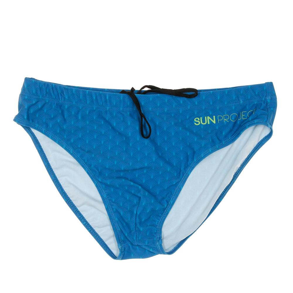 Slip de Bain Bleu Homme Sun project softshells pas cher