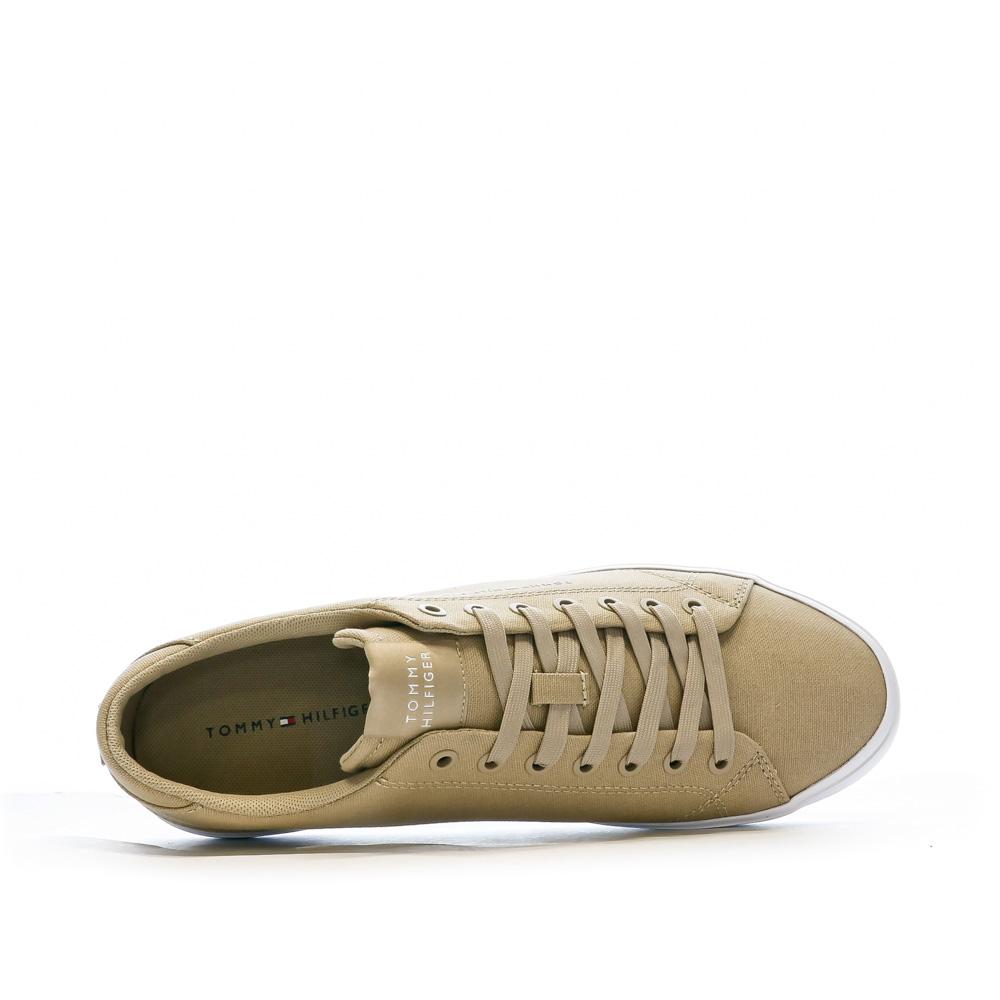 Baskets Beige Homme Tommy Hilfiger Low Canva vue 4