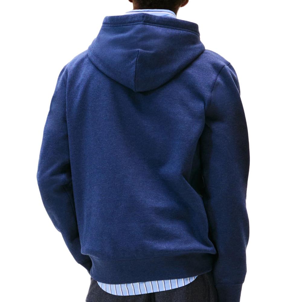 Sweat à Capuche Bleu Foncé Homme Tommy Hilfiger Seasonal Fleece vue 2