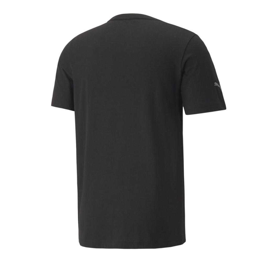 T-shirt Noir/Rouge Homme Puma Ferrari Nightride vue 2