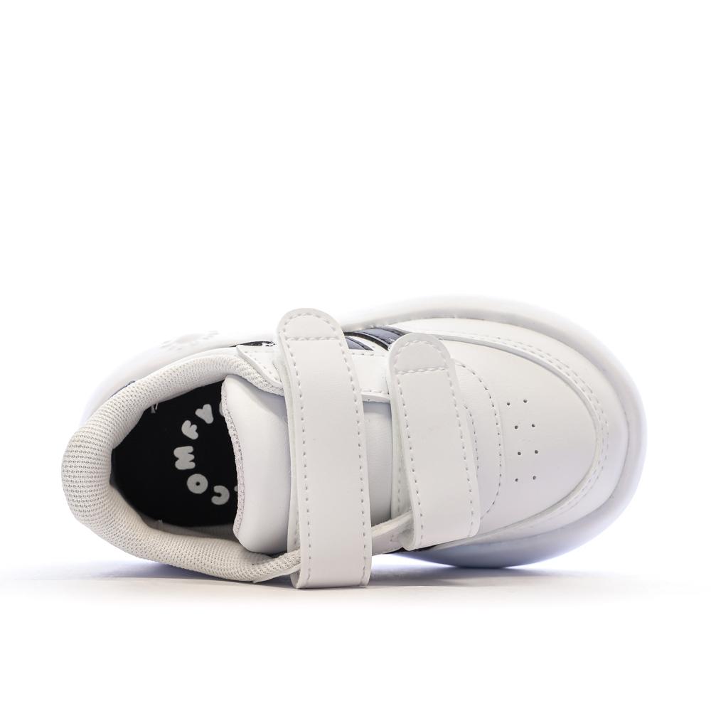 Baskets Blanches Bébé Adidas Breaknet 2.0 CF I vue 4