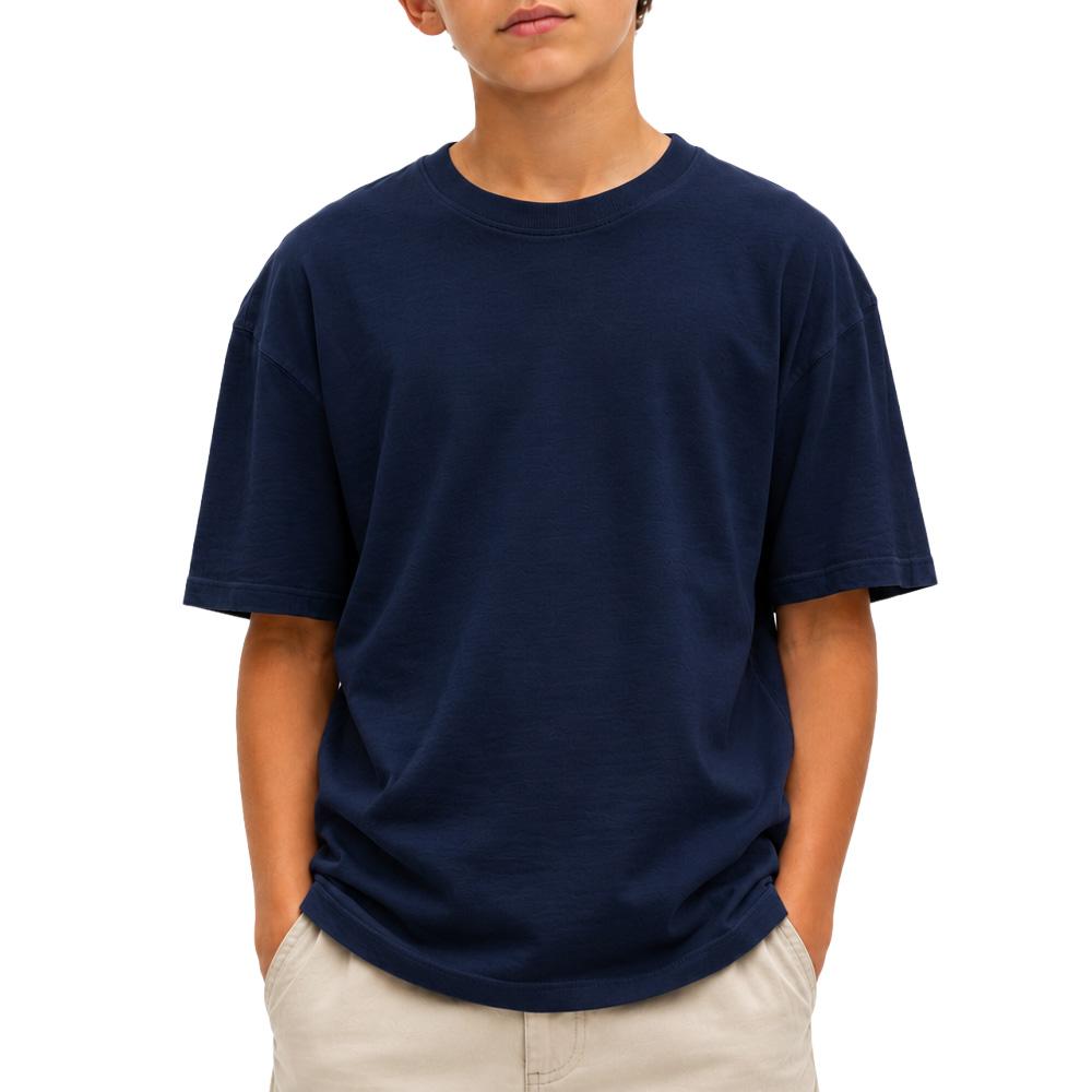 T-Shirt Marine Garçon Paname Brothers Uniclo pas cher