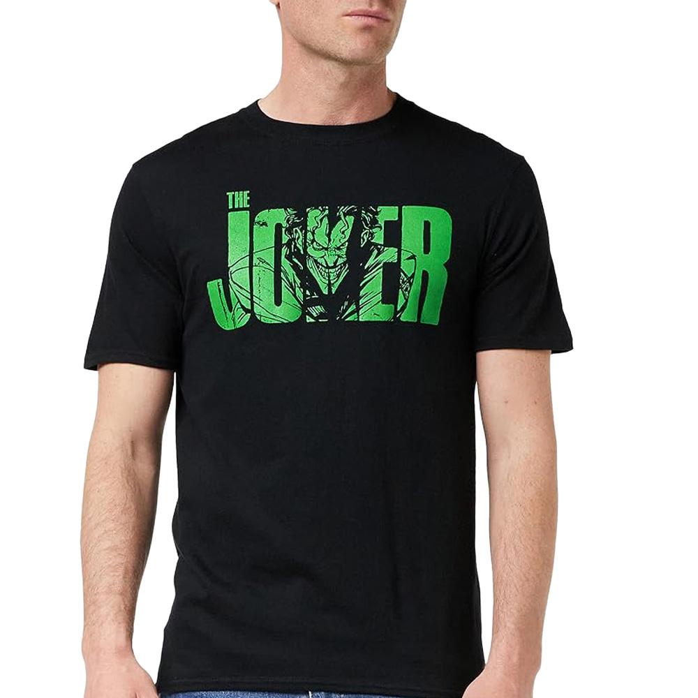 T-Shirt Noir Homme Dc Comics Joker pas cher