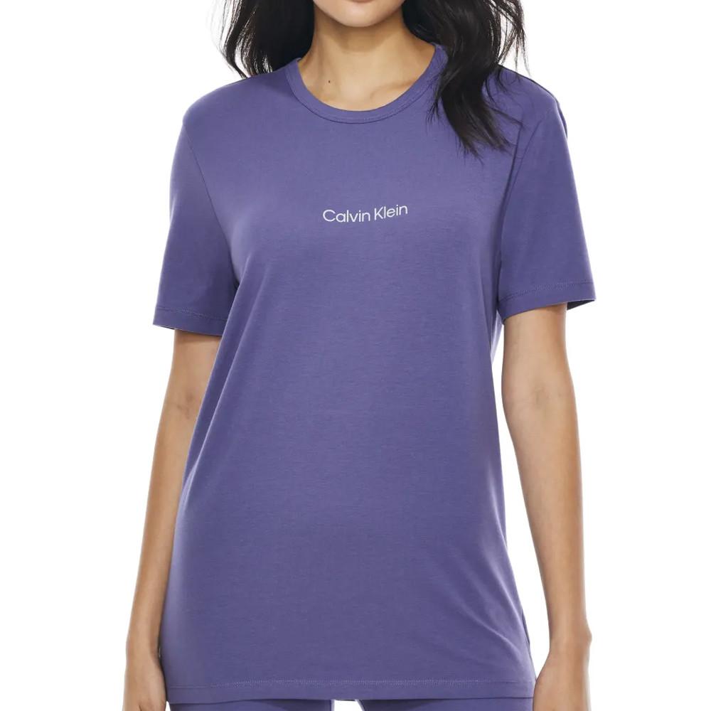 T-shirt Mauve Femme Calvin Klein pas cher