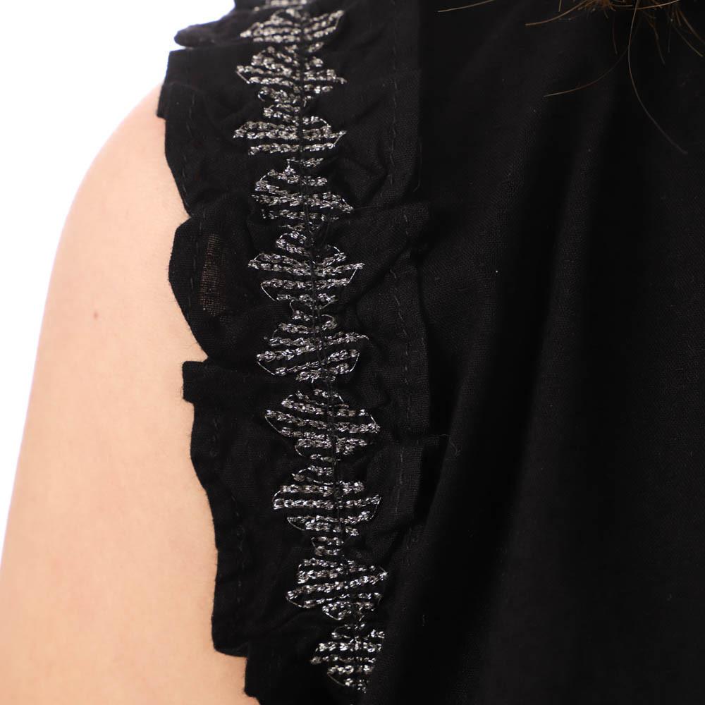 Blouse Noir Femme Teddy Smith Corana vue 3