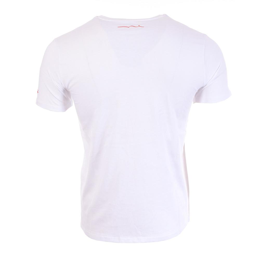 T-shirt Blanc Homme Teddy Smith Ezio vue 2