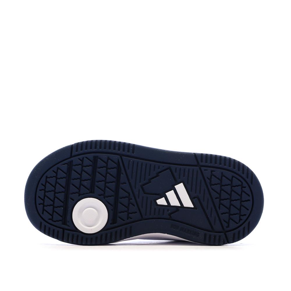 Baskets Blanc/Rouge/Bleu Enfant Adidas Tensaur KJ9763 vue 5