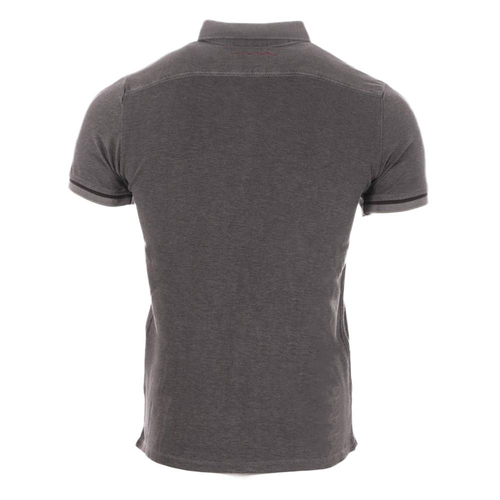 Polo Gris Homme Teddy Smith Polygone vue 2