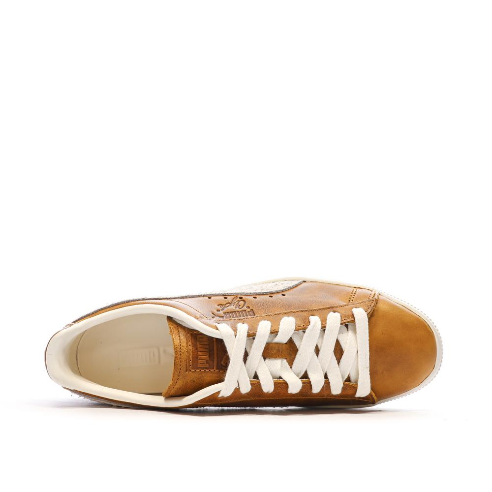Baskets Camel Homme Puma Clyde Paris vue 4
