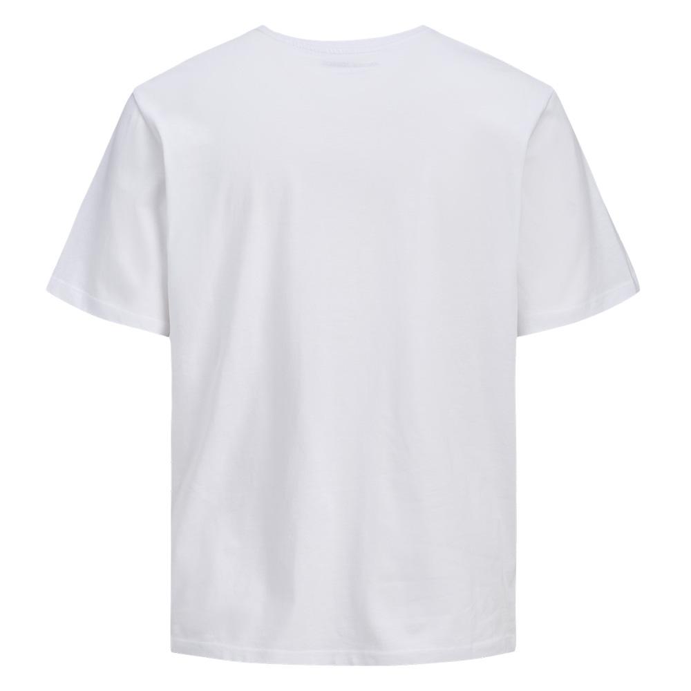 T-Shirt Blanc/Bleu Homme Jack & Jones Larri vue 2