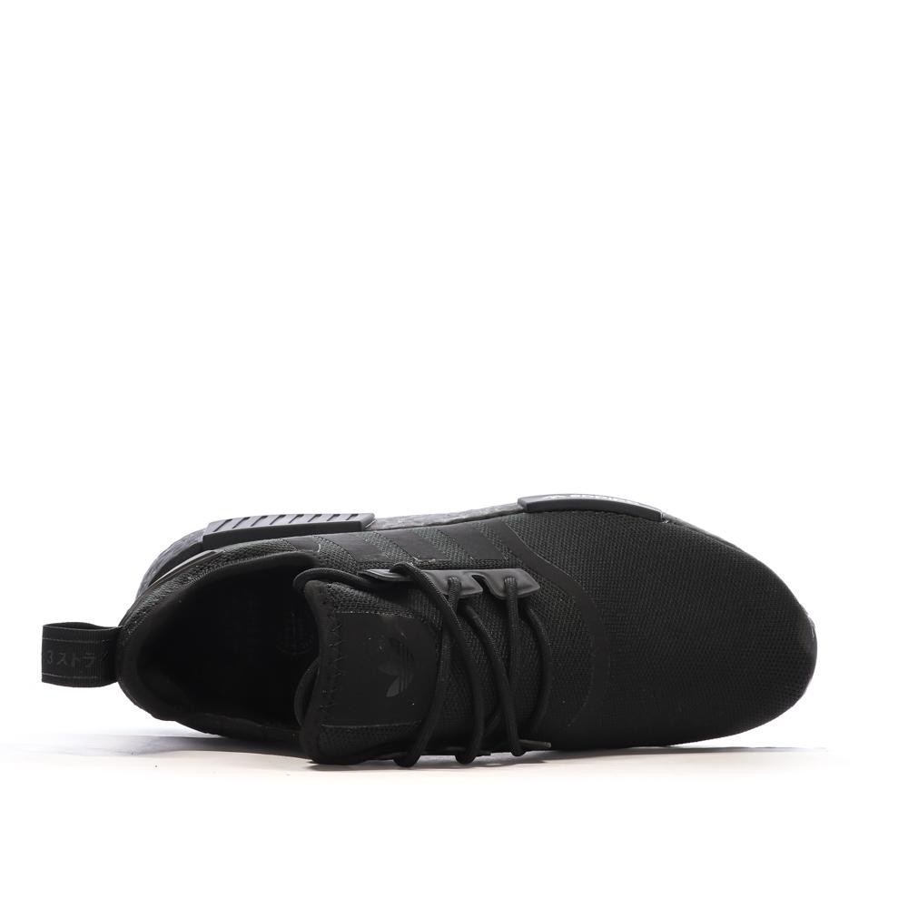 Baskets Noires Homme Adidas NMD R1 vue 4