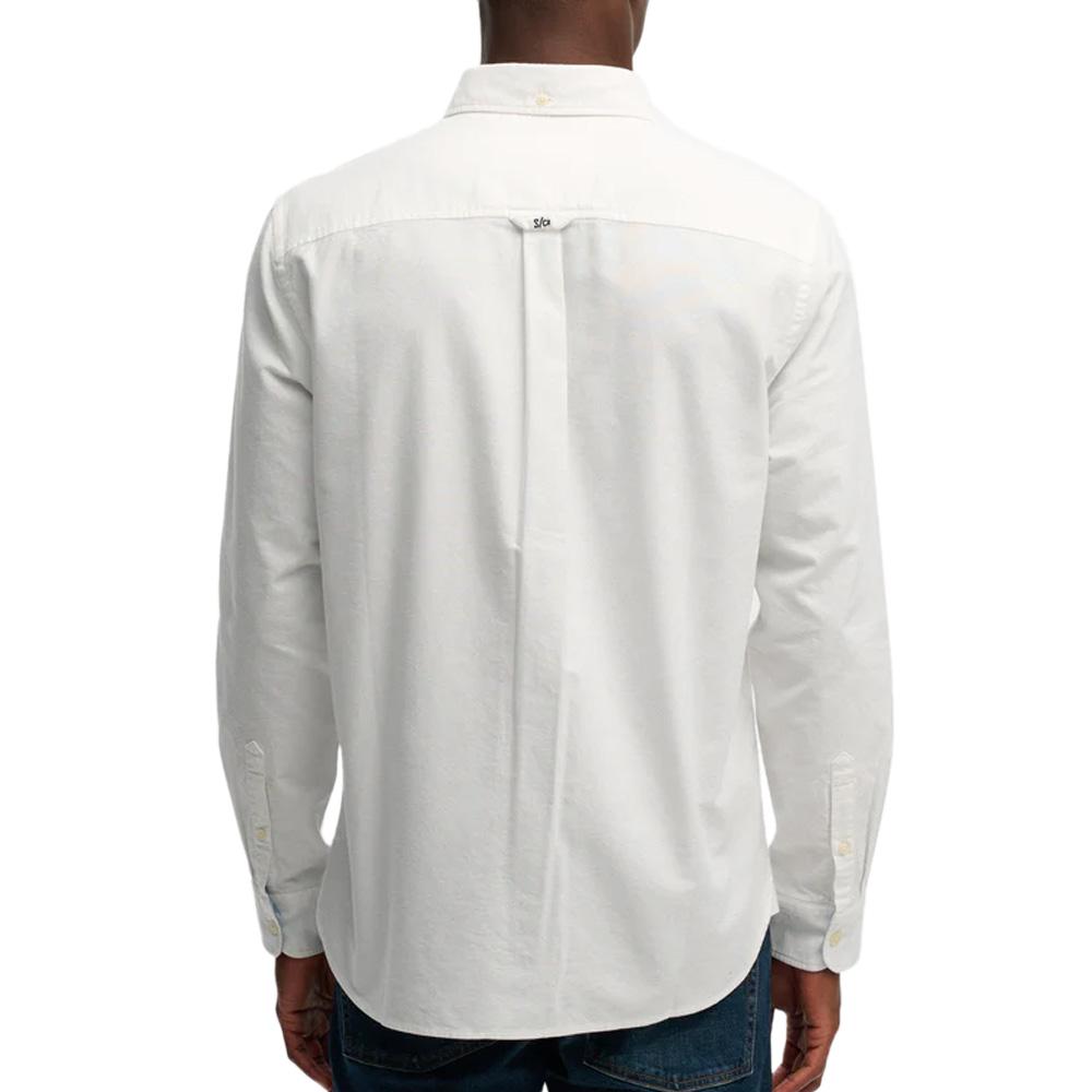 Chemise Blanche Homme Superdry Preppy vue 2