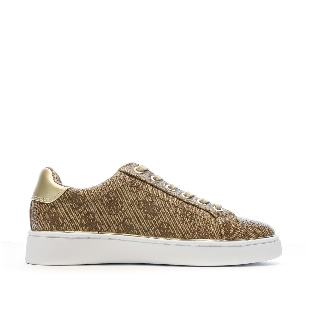 Baskets Marron Femme Guess Beckie vue 2