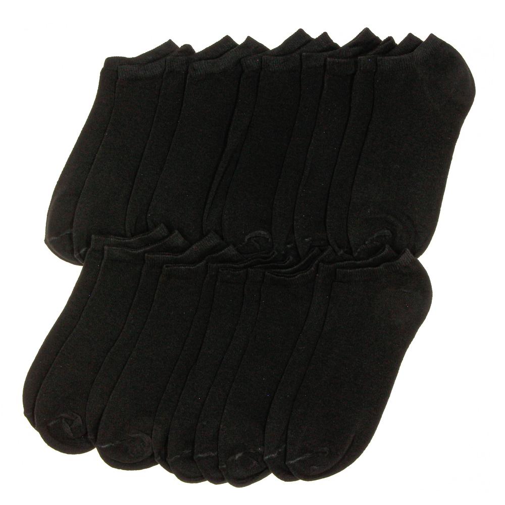 10x Paires de Chaussettes Noires Homme Twinday 242 pas cher