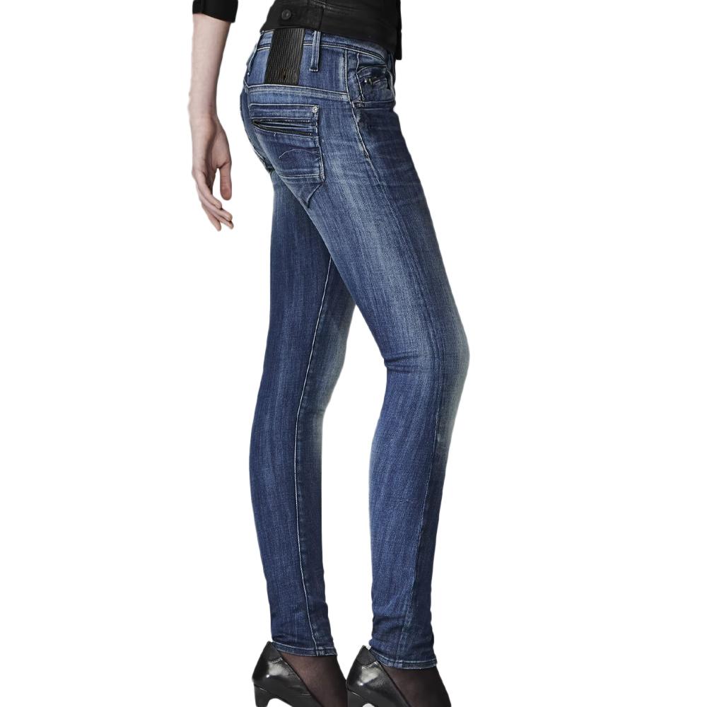 Jean Bleu Délavé Femme G-Star RAW 60826 vue 2