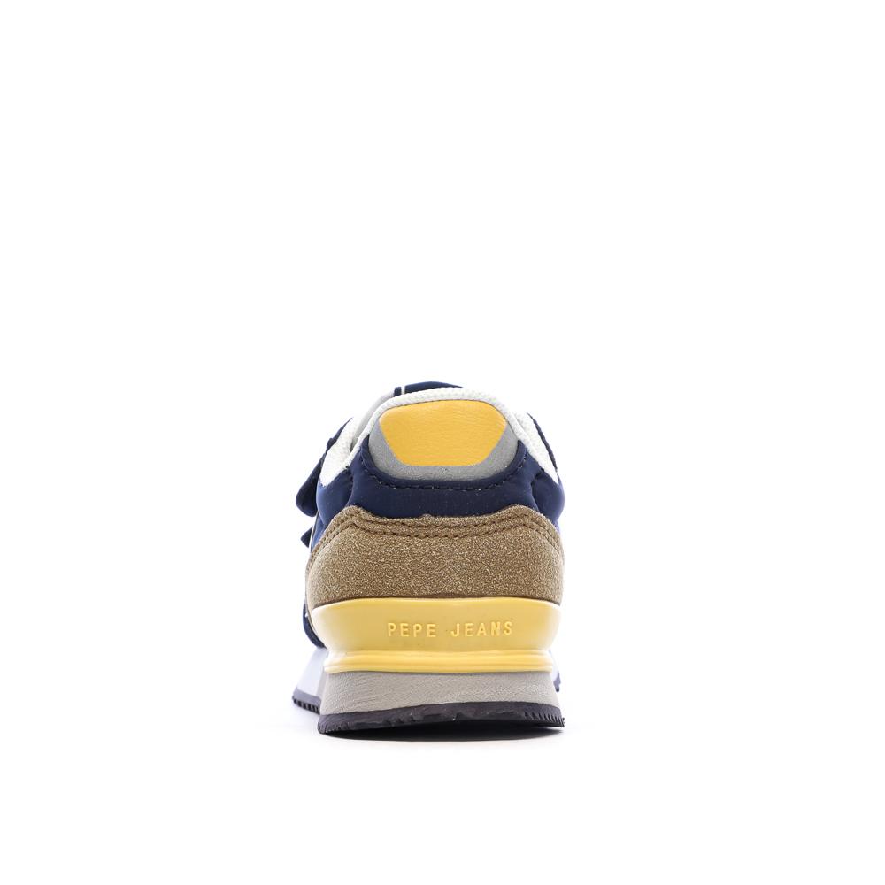 Marineblaue Sneaker für Mädchen von Pepe Jeans London Band Ansicht 3