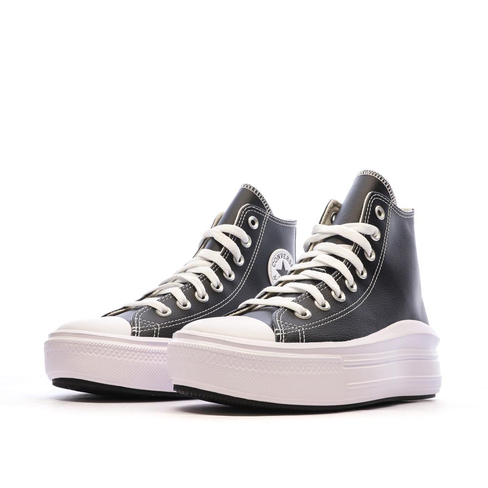 Baskets Noires Femme Converse Chuck Taylor All Star Move A04294C vue 6