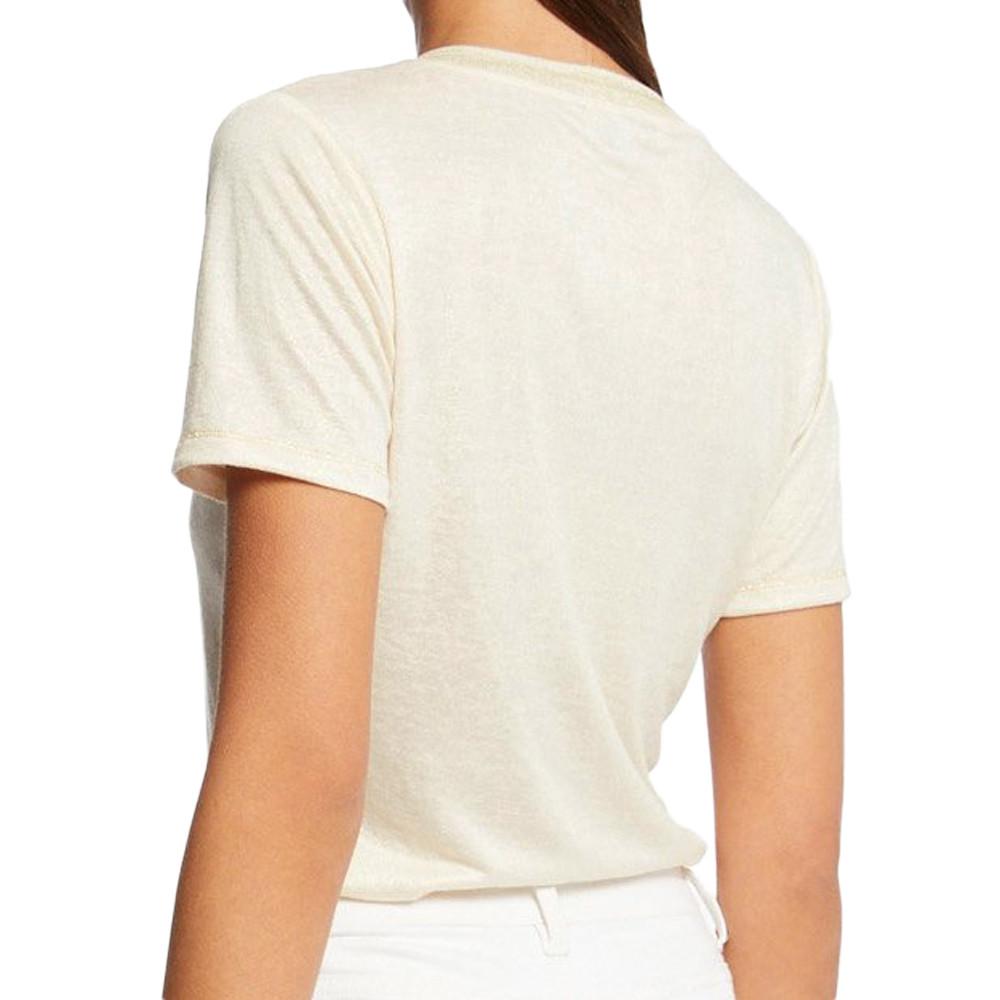 T-shirt Écru Femme Morgan Diwan vue 2
