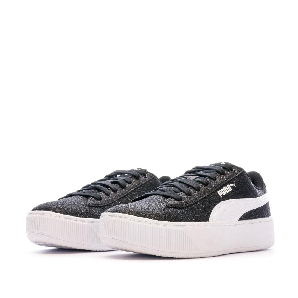 Baskets Noire Femme Puma Vikky vue 6