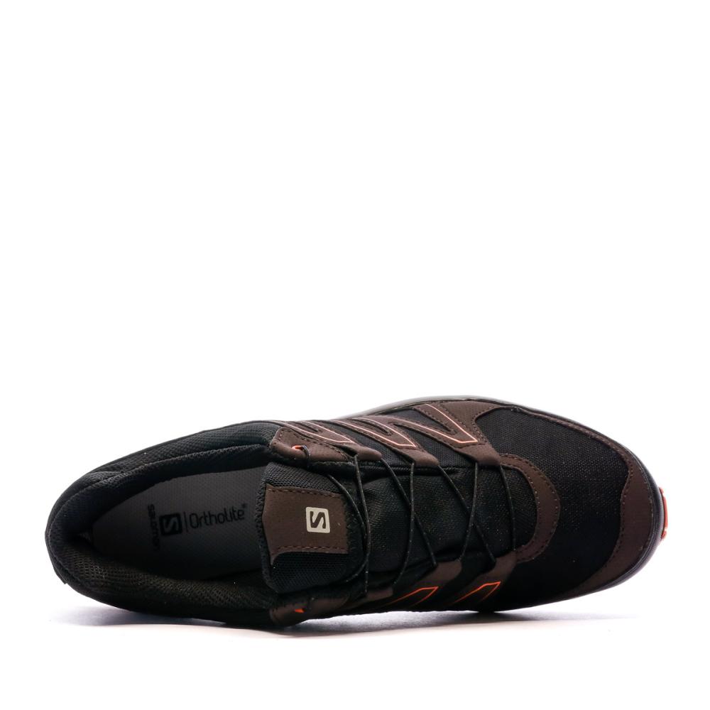 Chaussures de Running Noir/Marron Homme Salomon Sollia vue 4