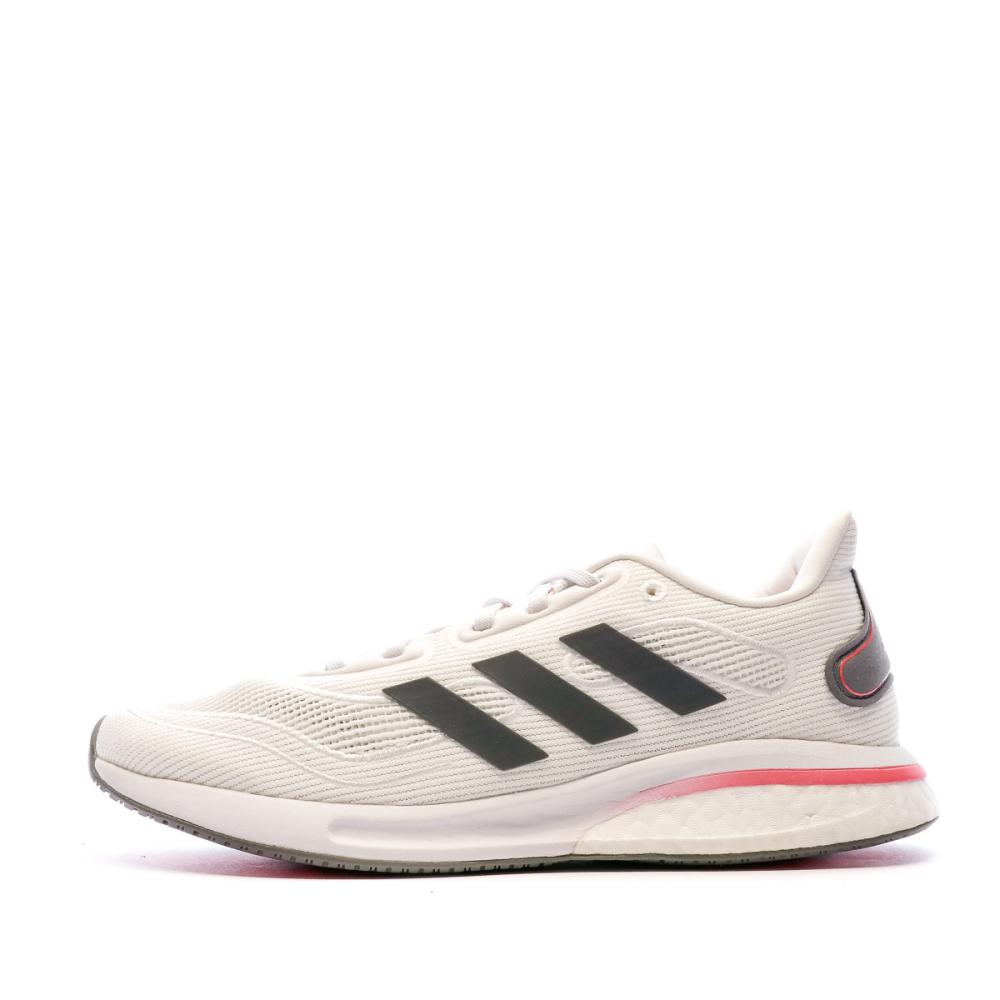 Chaussures de running Blanches/Orange Femme Adidas Supernova pas cher