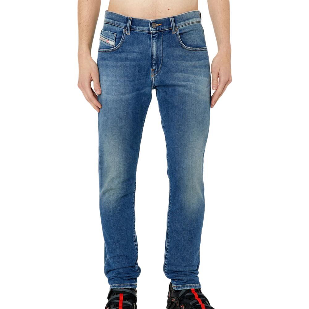 Jean Skinny Bleu Foncé Homme Diesel Strukt pas cher