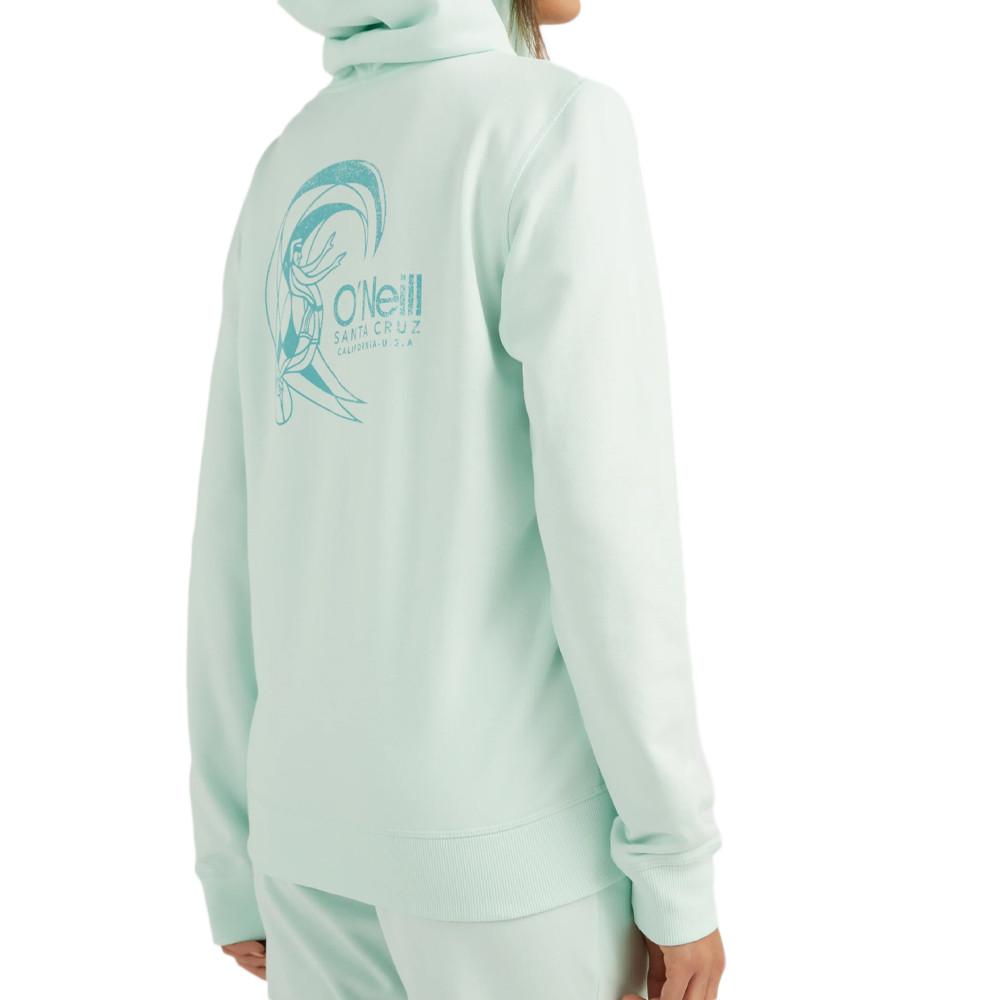 Sweat Zippé à capuche Vert D'Eau Femme O'Neill Circle Surfer vue 2