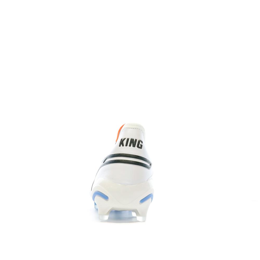 Chaussures de Football Blanches Homme Puma King Ultimate 107097 vue 3