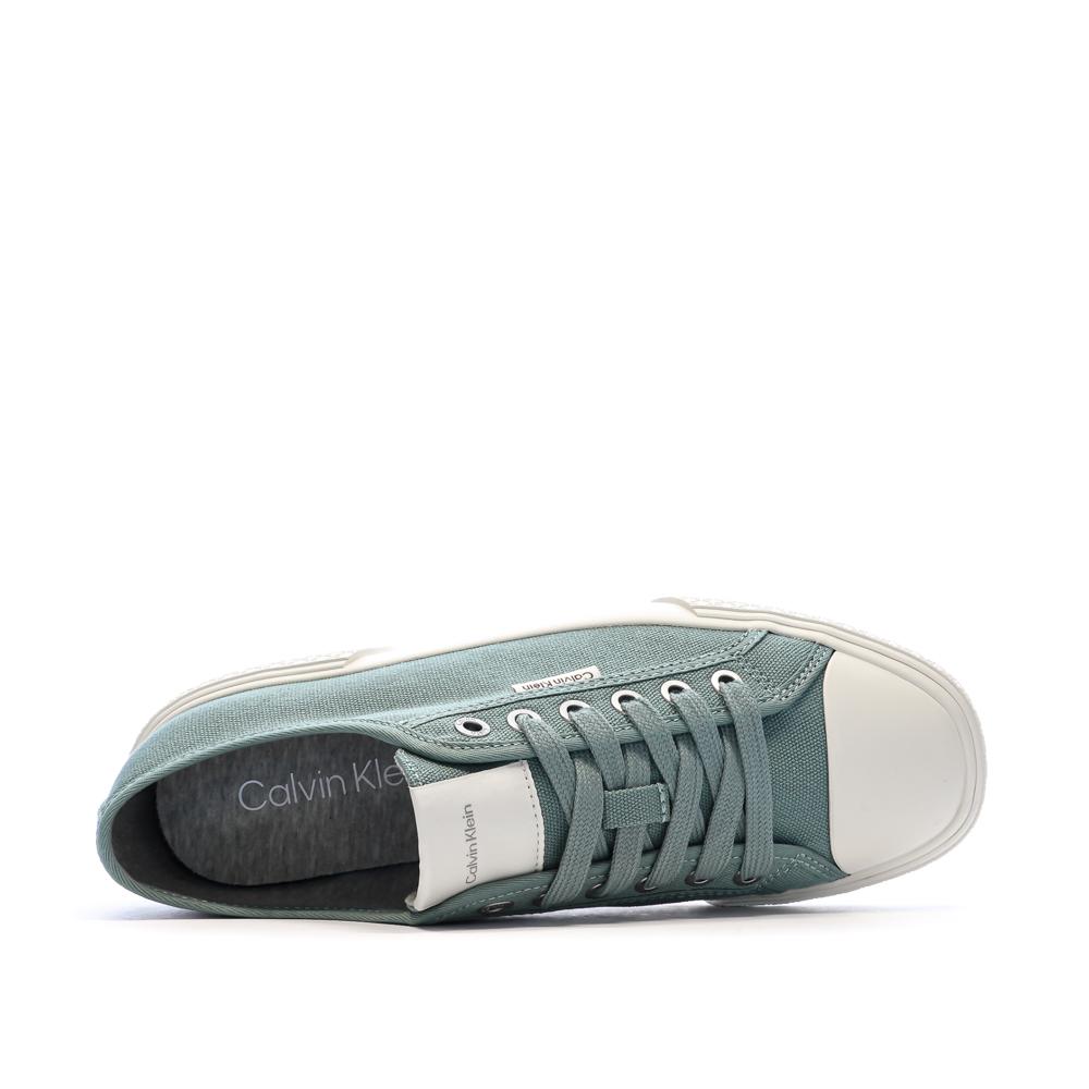 Baskets Bleu Femme Calvin Klein Jeans Low Lace vue 4