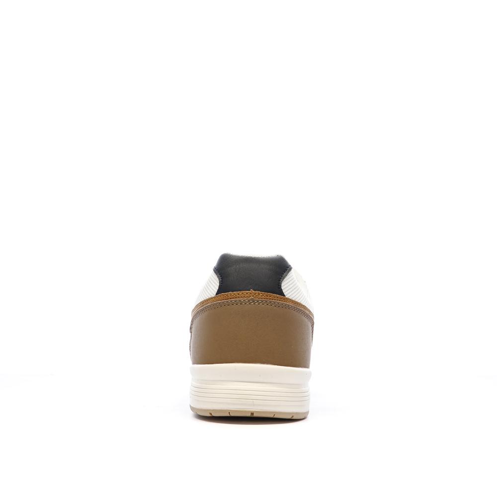 Baskets Blanc/Marron Homme Umbro Slade vue 3