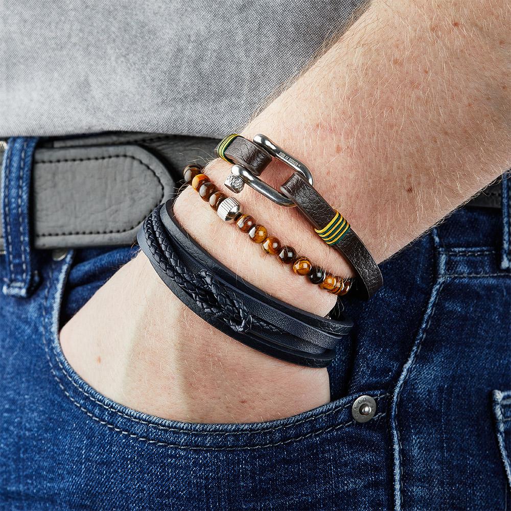 Bracelet Marron Homme Geographical Norway 315062 vue 2