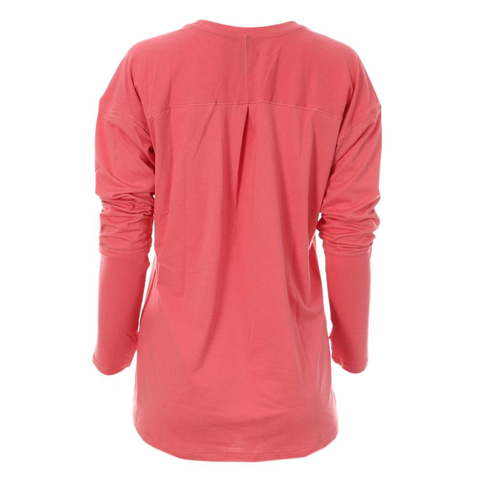 T-shirt Manches Longues Rose Femme The North Face Dawn vue 2
