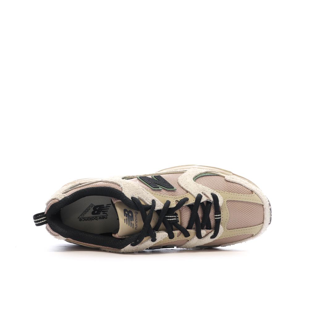 New Balance 530 Baskets Beige/Marron/Vert Mixte MR530SND vue 4