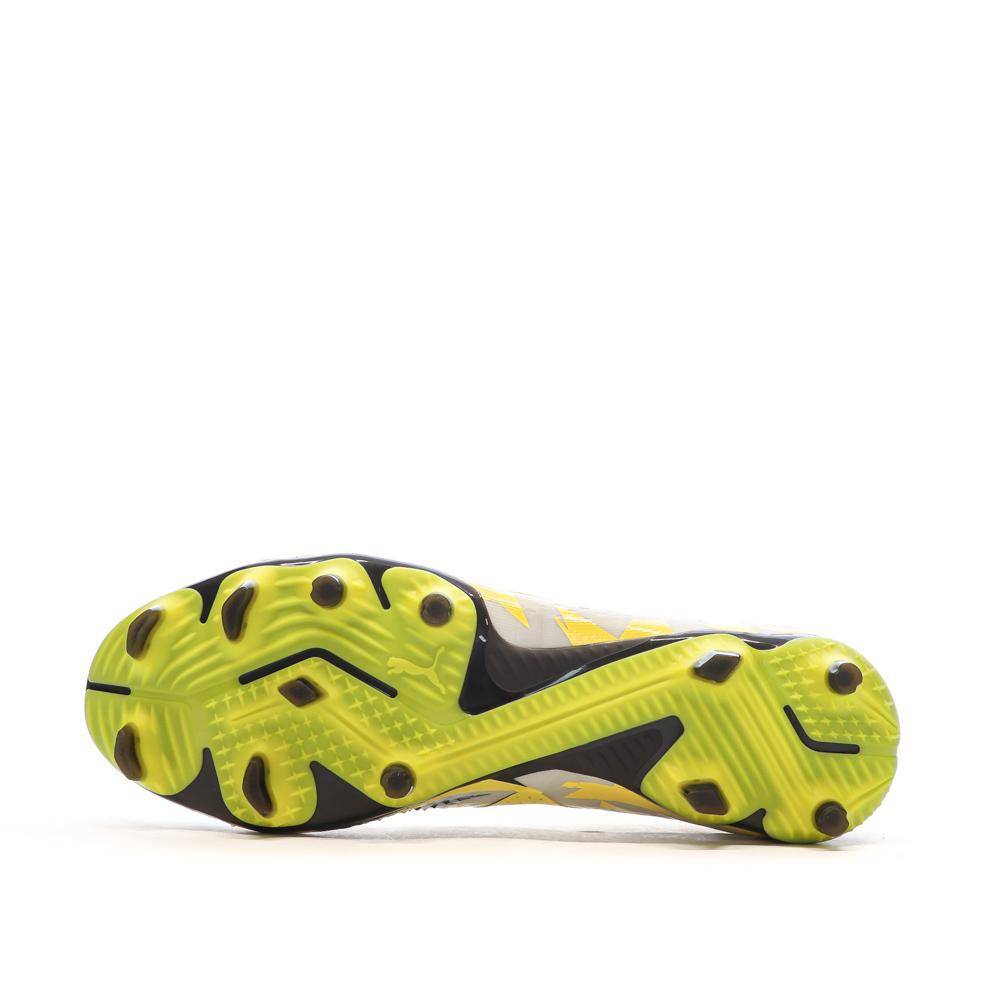 Chaussures de Foot Gris/Jaune Homme Puma Future Match FG/AG vue 5