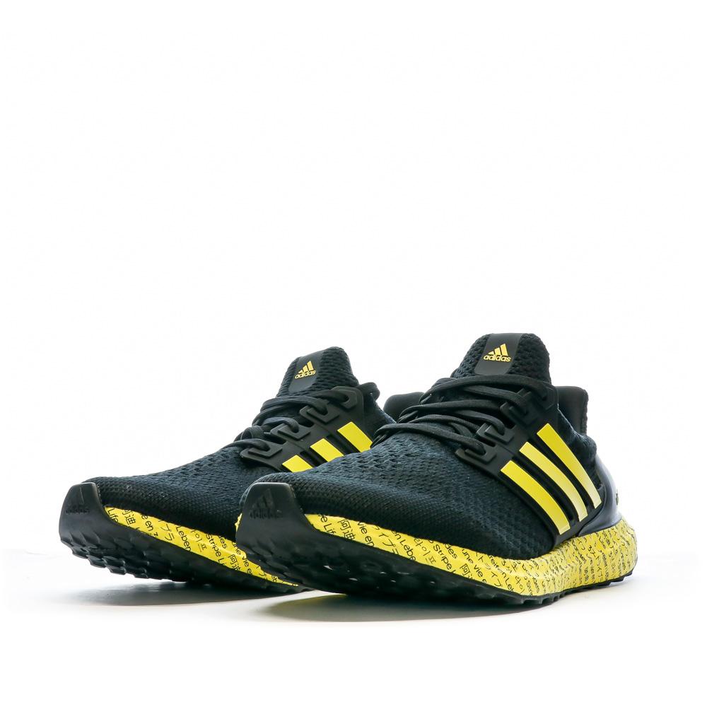 Chaussures de Running Noire/Jaune Homme Adidas Ultraboost 5.0 vue 6