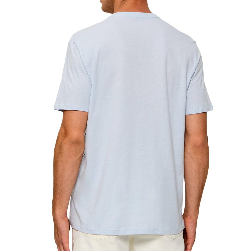 T-Shirt Bleu clair Homme Calvin Klein Jeans Micros vue 2