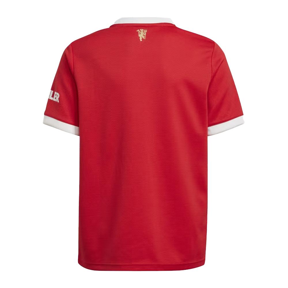 Manchester United Maillot Réplica Domicile Junior Adidas 21/22 vue 2