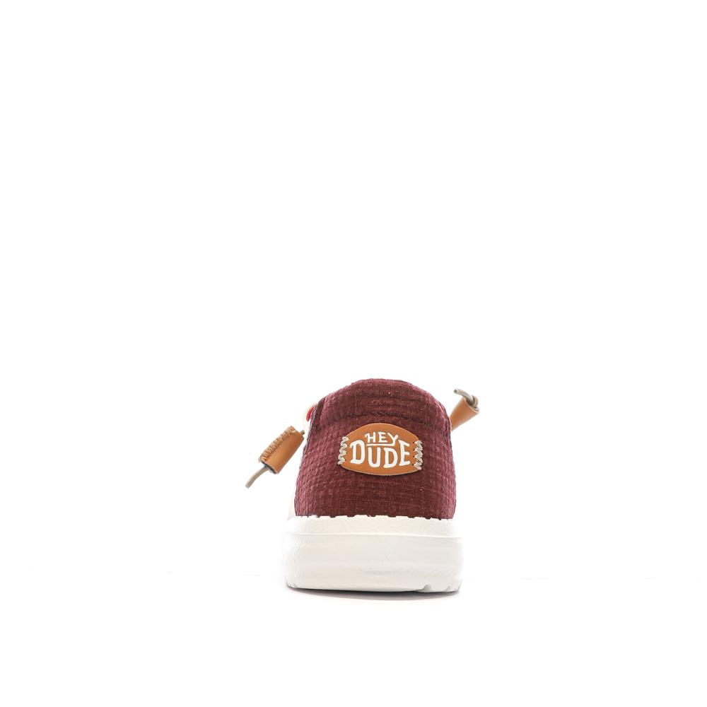 Chaussures Beige/Marron Femme Hey Dude Wendy Stretch vue 3