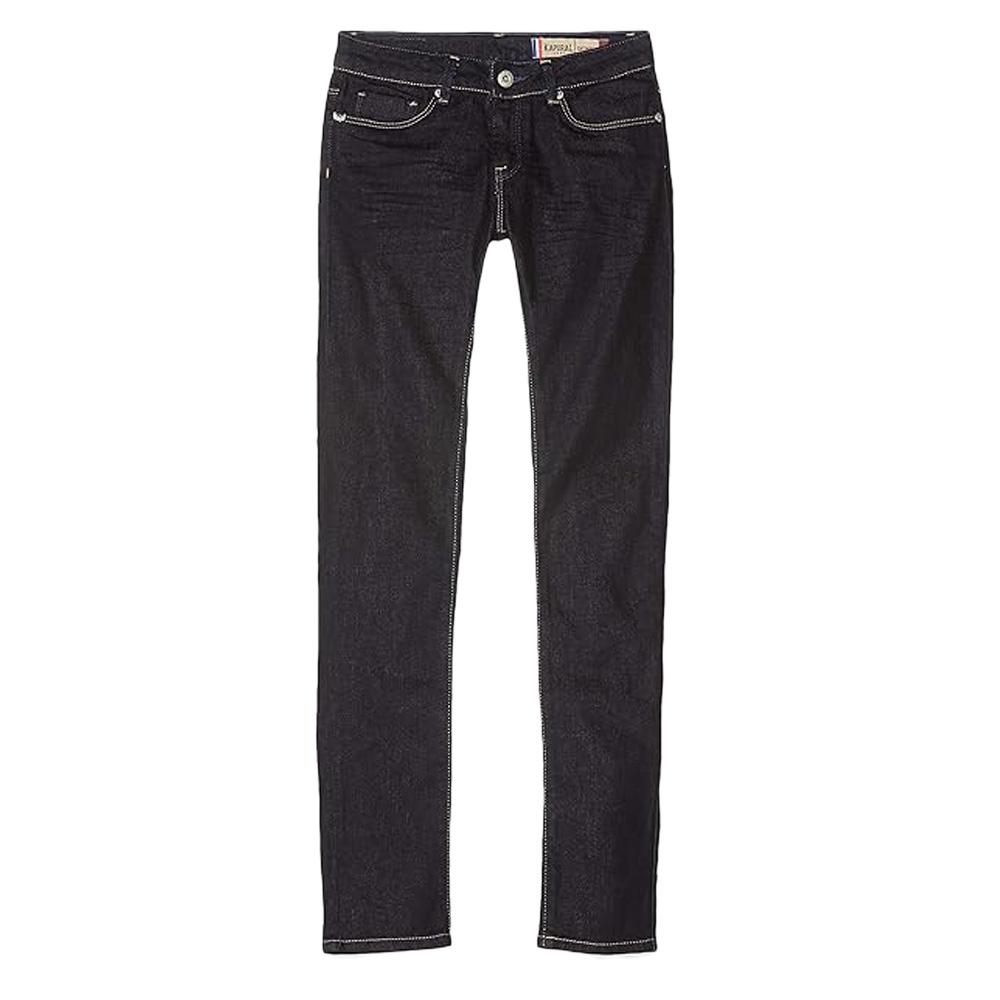 Jean Slim Noir Fille Kaporal LADY pas cher