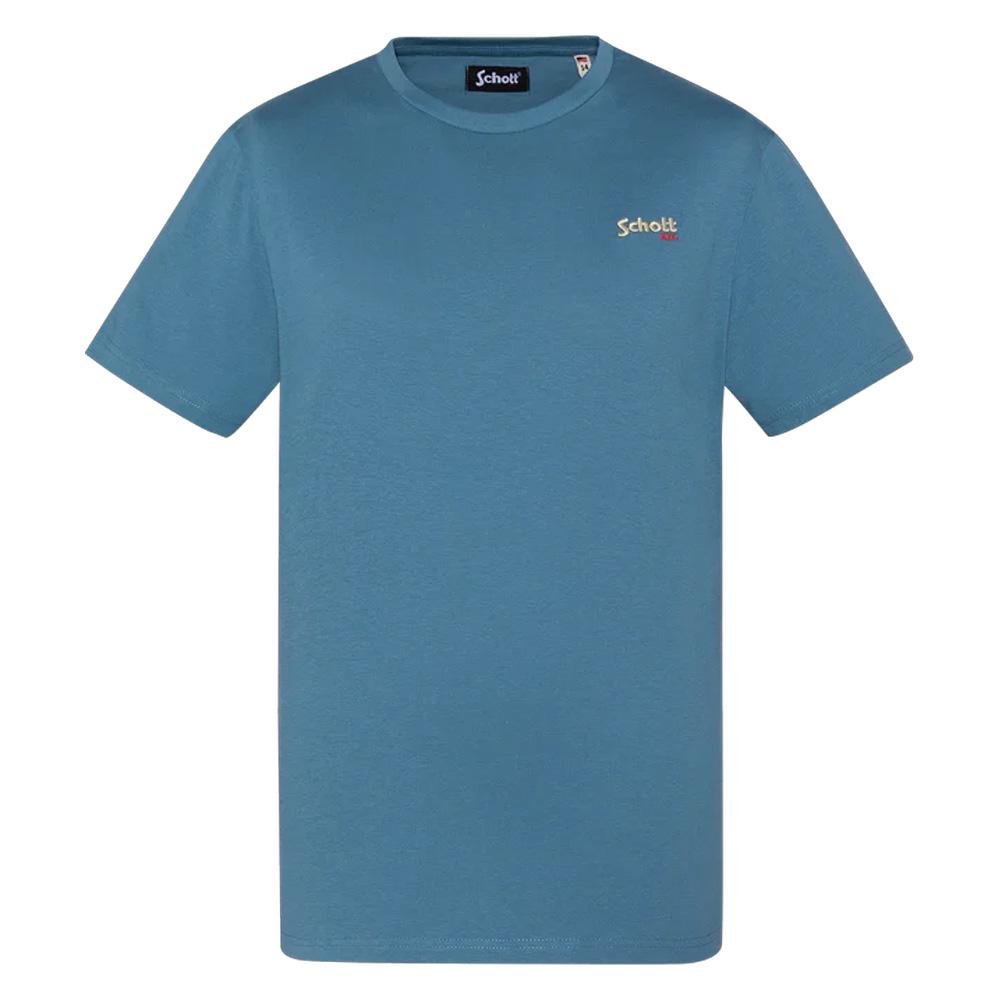 T-Shirt Bleu Garçon Schott RODE pas cher