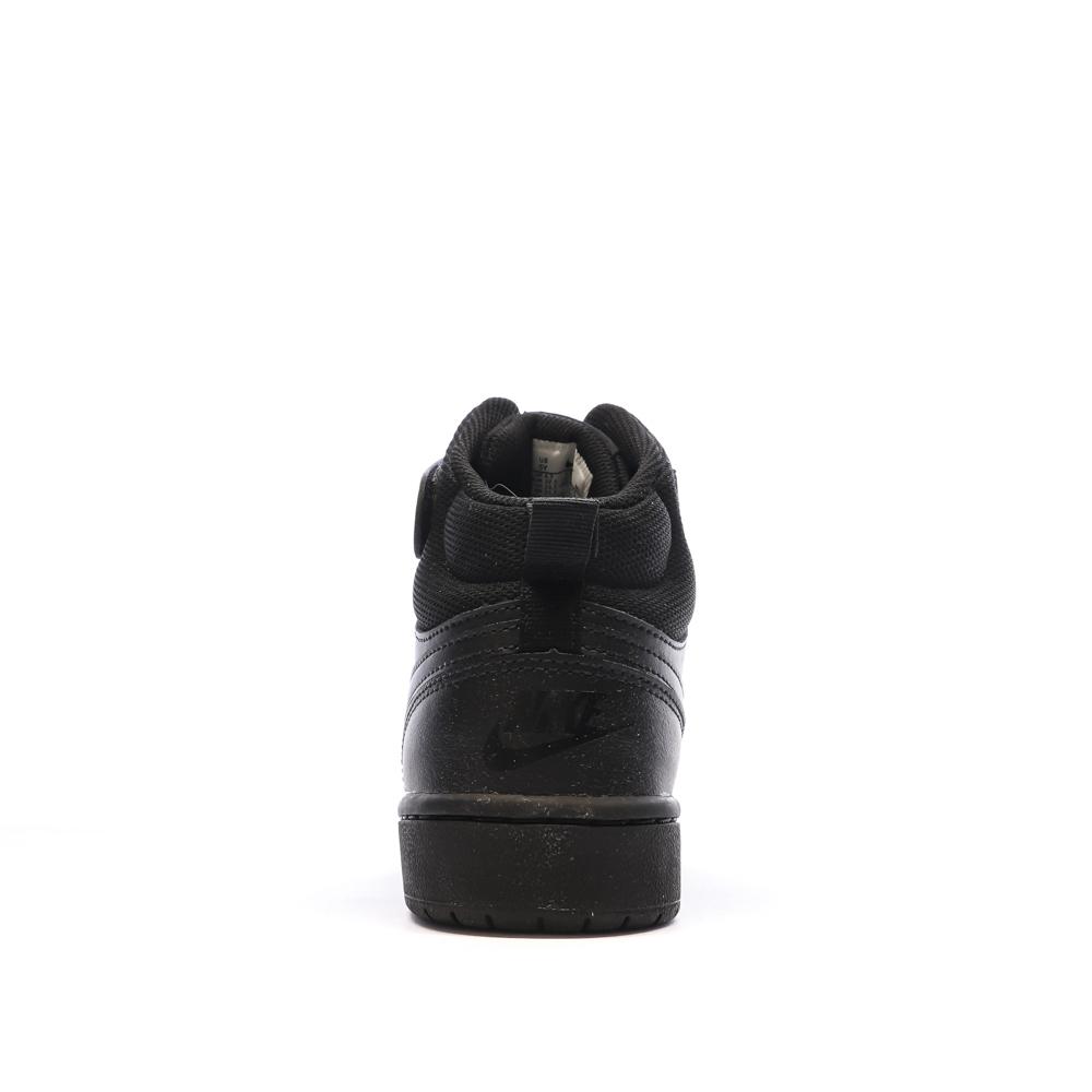 Baskets Noir Mixte Nike Court Borough Mid 2 vue 3