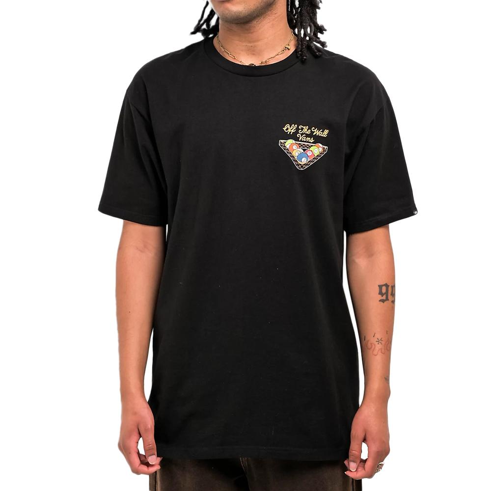 T-Shirt Noir Homme Vans Snooker pas cher