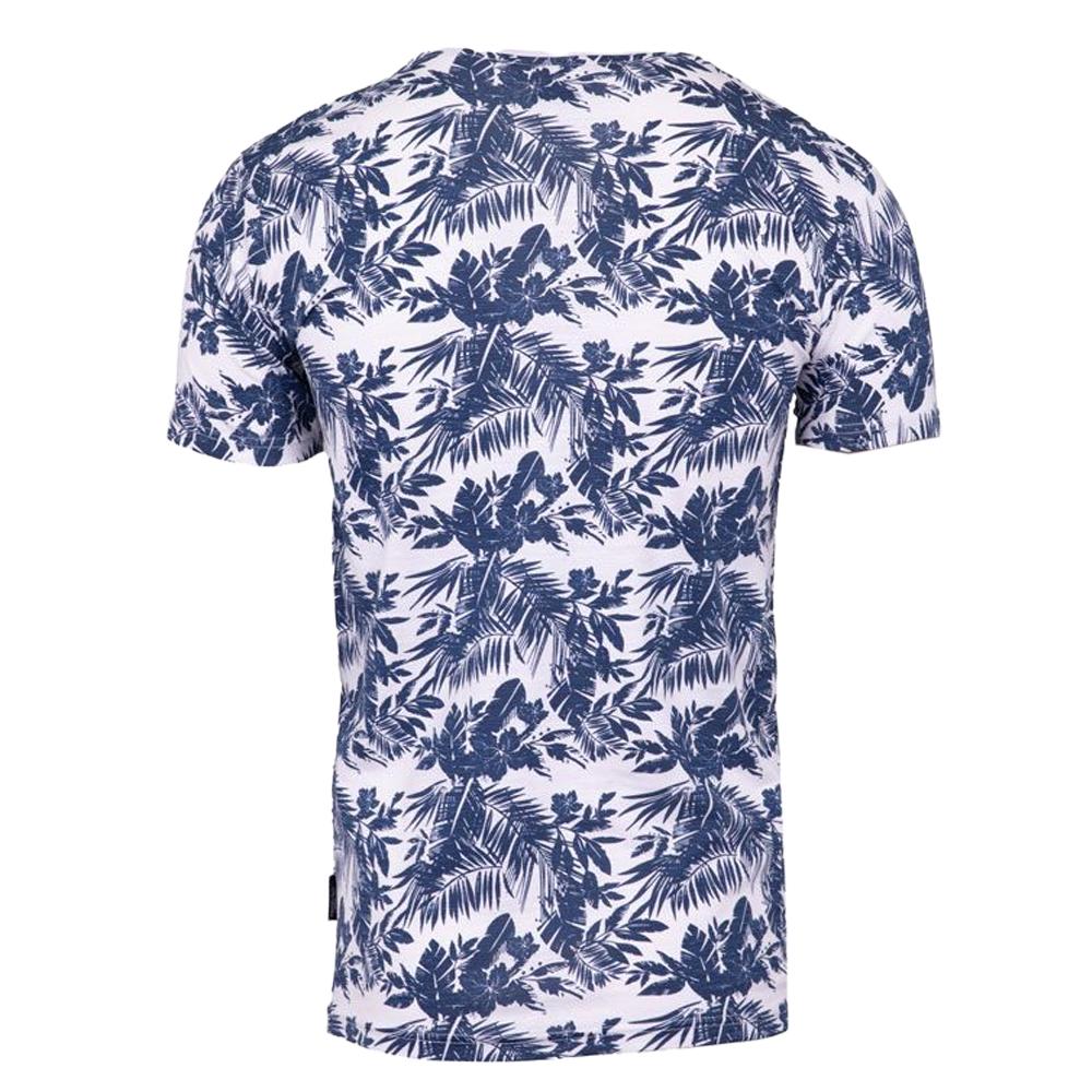 T-shirt Marine/Blanc Homme La Maison Blaggio Menson vue 2
