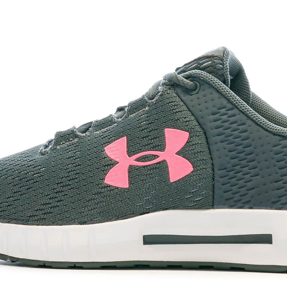 Chaussures de running Gris/Rose Femme Under Armour Charged vue 7