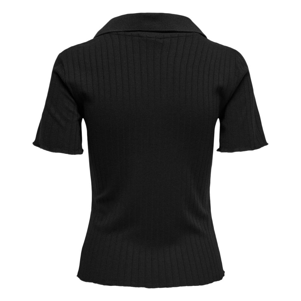 Polo Noir Femme JDY Lori vue 2
