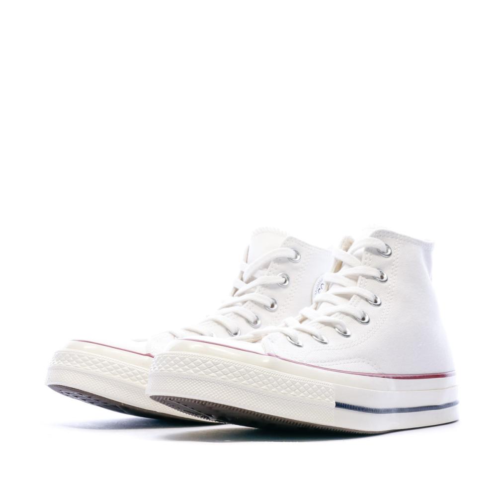 Baskets Blanches Homme/Femme Converse Chuck 70's HI vue 6