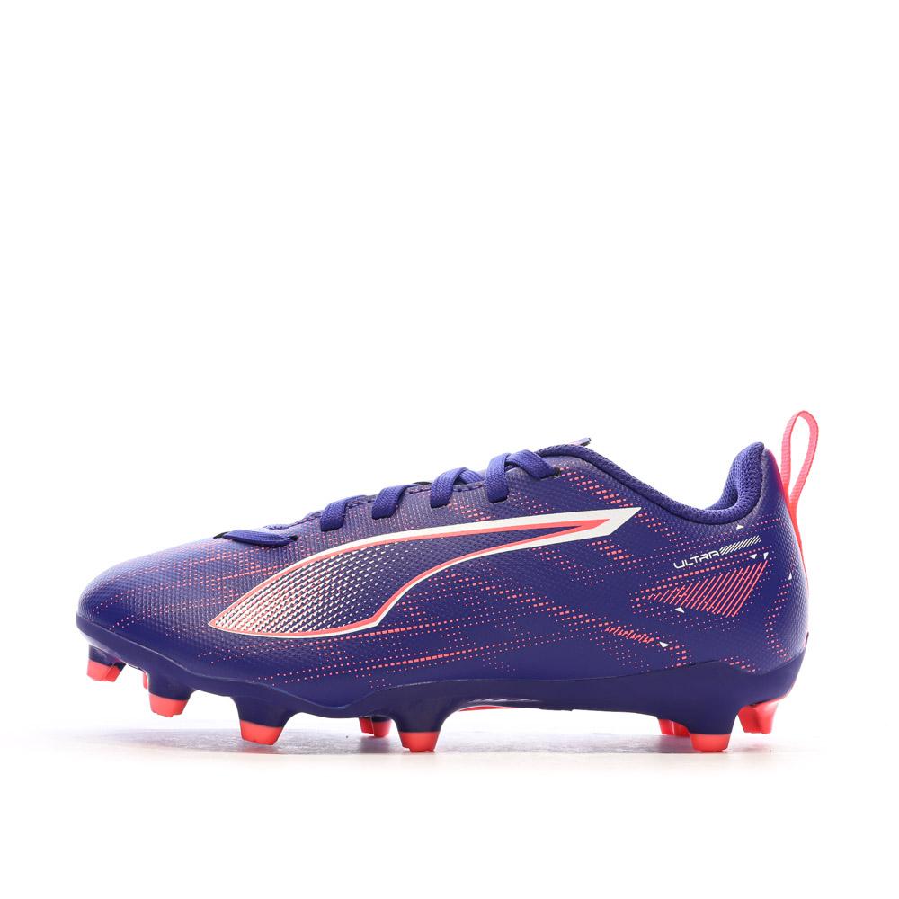 Chaussures de football Violette Garçon Puma Ultra 5 Play FG/AG pas cher